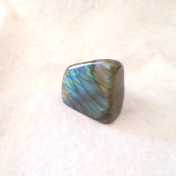 XL Flashy Labradorite Freeform Slab Tower Crystal Speciman - Picture 11 of 11